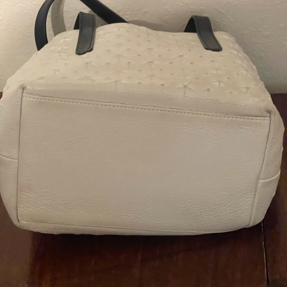 Jimmy Choo Sofia Cream Star-Embossed Tote
